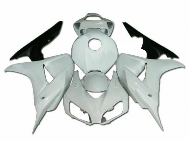 Inexpensive 2006-2007 White Honda CBR1000RR Bike Fairings Inexpensive 2006-2007 White Honda CBR1000RR Bike Fairings