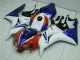 Inexpensive 2006-2007 Blue White Honda CBR1000RR Motorbike Fairing Kits