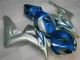 Inexpensive 2006-2007 Blue Silver Honda CBR1000RR Motorcycle Fairings Kits