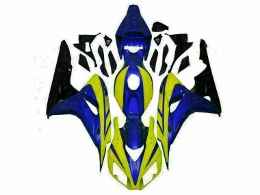 Inexpensive 2006-2007 Blue Yellow Honda CBR1000RR Motorcycle Replacement Fairings