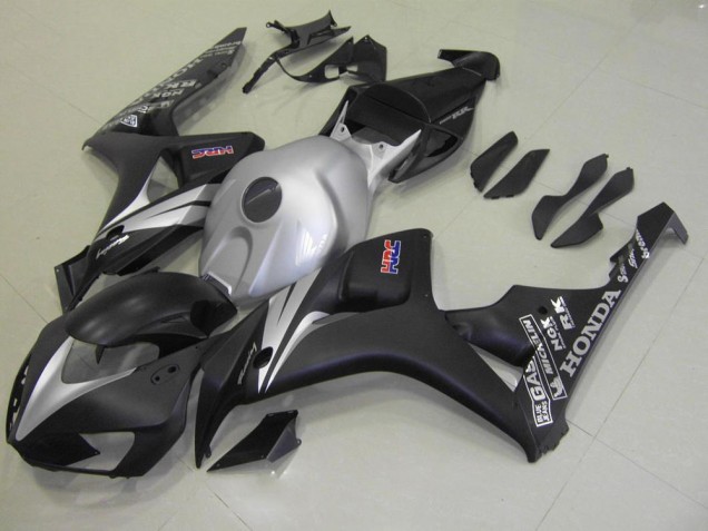 Inexpensive 2006-2007 Matte Black Silver Honda CBR1000RR Motorcycle Fairing Kit Inexpensive 2006-2007 Matte Black Silver Honda CBR1000RR Motorcycle Fairing Kit
