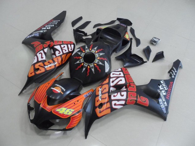 Inexpensive 2006-2007 Matte Rossi Honda CBR1000RR Bike Fairings Inexpensive 2006-2007 Matte Rossi Honda CBR1000RR Bike Fairings
