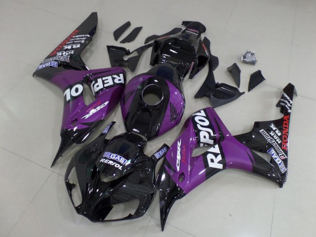 Inexpensive 2006-2007 Purple Repsol Honda CBR1000RR Motorcyle Fairings