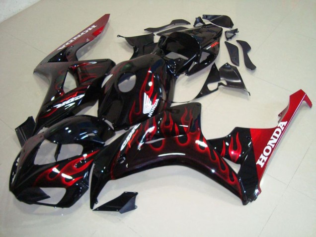 Inexpensive 2006-2007 Red Flame Honda CBR1000RR Motorcylce Fairings Inexpensive 2006-2007 Red Flame Honda CBR1000RR Motorcylce Fairings