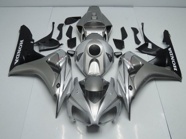 Inexpensive 2006-2007 Silver Grey Honda CBR1000RR Motor Bike Fairings