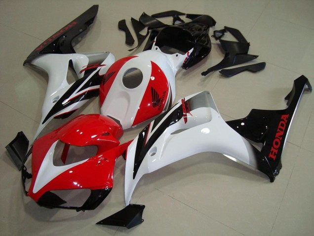 Inexpensive 2006-2007 Red White Black Honda CBR1000RR Motorcycle Replacement Fairings Inexpensive 2006-2007 Red White Black Honda CBR1000RR Motorcycle Replacement Fairings