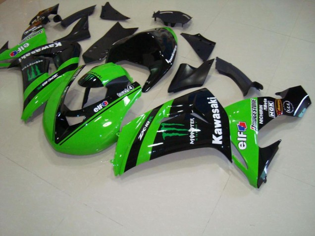 Inexpensive 2006-2007 Green Monster Race Kawasaki ZX10R Motorcycle Fairings Kit Inexpensive 2006-2007 Green Monster Race Kawasaki ZX10R Motorcycle Fairings Kit