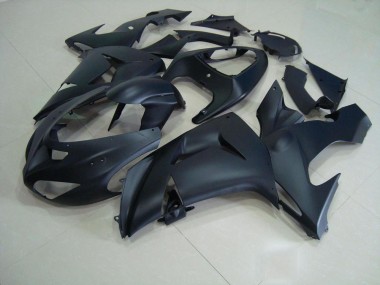 Inexpensive 2006-2007 Matte Black Kawasaki ZX10R Motorcycle Fairing Kit