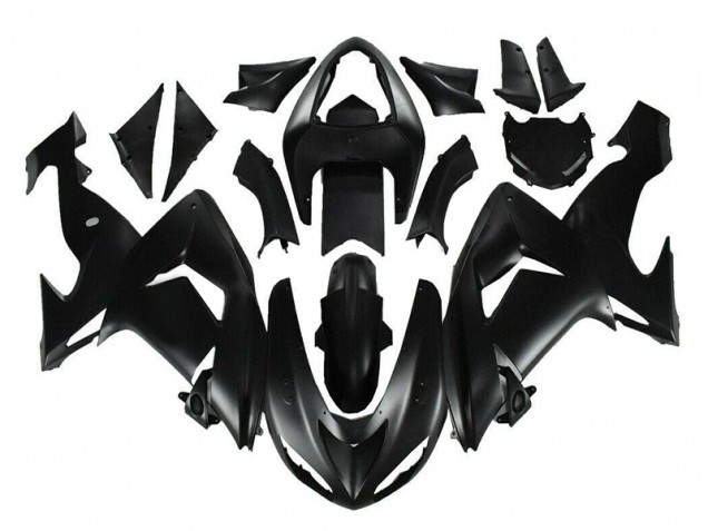 Inexpensive 2006-2007 Matte Black Kawasaki ZX10R Motor Fairings Inexpensive 2006-2007 Matte Black Kawasaki ZX10R Motor Fairings