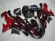 Inexpensive 2006-2007 Red Flame Kawasaki ZX10R Motorcycle Fairings Kit