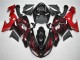Inexpensive 2006-2007 Red Flame Kawasaki ZX10R Motorcycle Fairings Kit