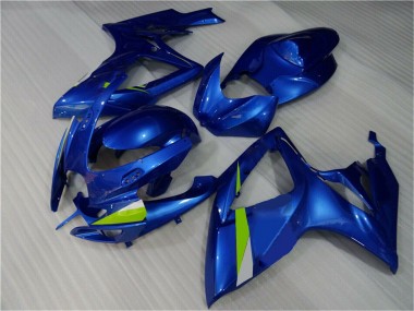 Inexpensive 2006-2007 Blue Suzuki GSXR 600/750 Motorbike Fairings