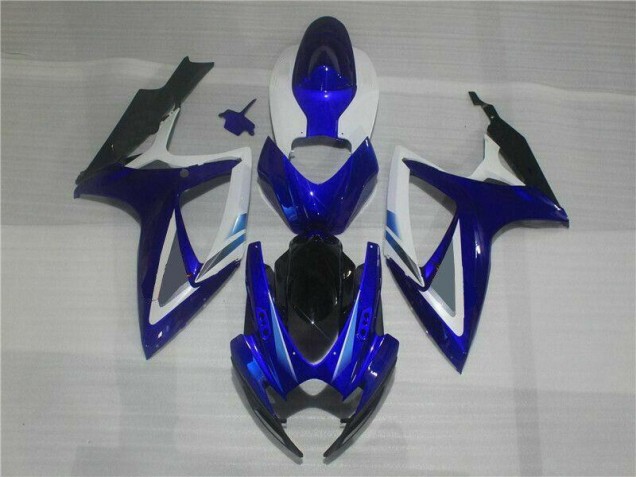 Inexpensive 2006-2007 Blue White Suzuki GSXR 600/750 Bike Fairing Inexpensive 2006-2007 Blue White Suzuki GSXR 600/750 Bike Fairing