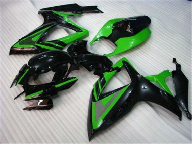 Inexpensive 2006-2007 Green Black Suzuki GSXR 600/750 Motorcycle Bodywork