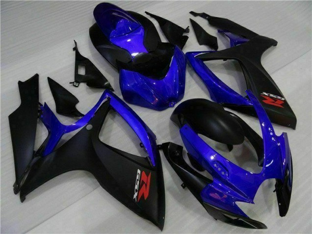Inexpensive 2006-2007 Blue Black Suzuki GSXR 600/750 Motorbike Fairing Kits Inexpensive 2006-2007 Blue Black Suzuki GSXR 600/750 Motorbike Fairing Kits