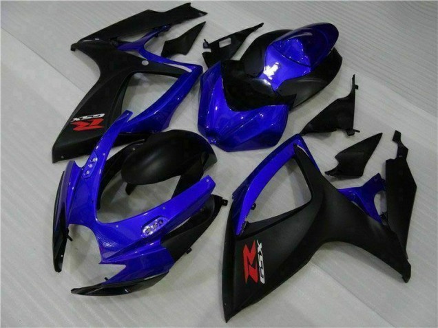 Inexpensive 2006-2007 Blue Black Suzuki GSXR 600/750 Motorbike Fairing Kits Inexpensive 2006-2007 Blue Black Suzuki GSXR 600/750 Motorbike Fairing Kits
