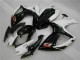 Inexpensive 2006-2007 White Black Suzuki GSXR 600/750 Motorcycle Fairings Kit Inexpensive 2006-2007 White Black Suzuki GSXR 600/750 Motorcycle Fairings Kit