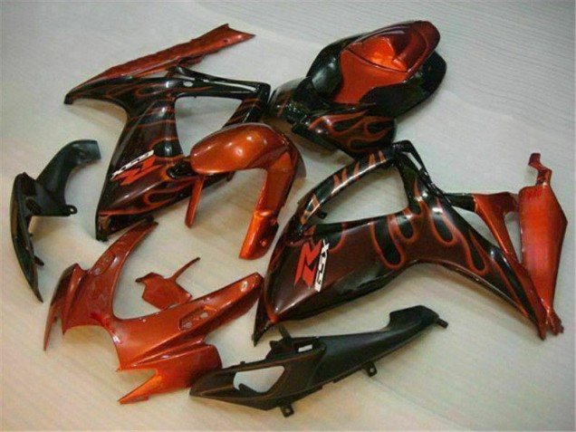 Inexpensive 2006-2007 Red Suzuki GSXR 600/750 Motorbike Fairings Inexpensive 2006-2007 Red Suzuki GSXR 600/750 Motorbike Fairings