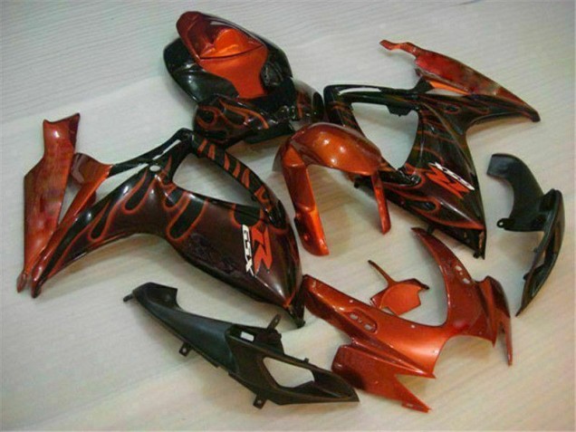 Inexpensive 2006-2007 Red Suzuki GSXR 600/750 Motorbike Fairings Inexpensive 2006-2007 Red Suzuki GSXR 600/750 Motorbike Fairings