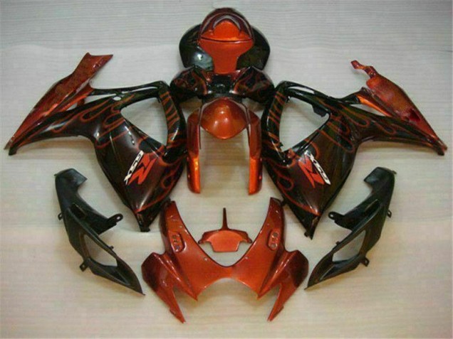 Inexpensive 2006-2007 Red Suzuki GSXR 600/750 Motorbike Fairings Inexpensive 2006-2007 Red Suzuki GSXR 600/750 Motorbike Fairings