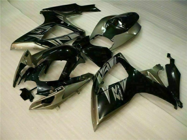 Inexpensive 2006-2007 Black Grey Suzuki GSXR 600/750 Motorcycle Fairing Kits Inexpensive 2006-2007 Black Grey Suzuki GSXR 600/750 Motorcycle Fairing Kits
