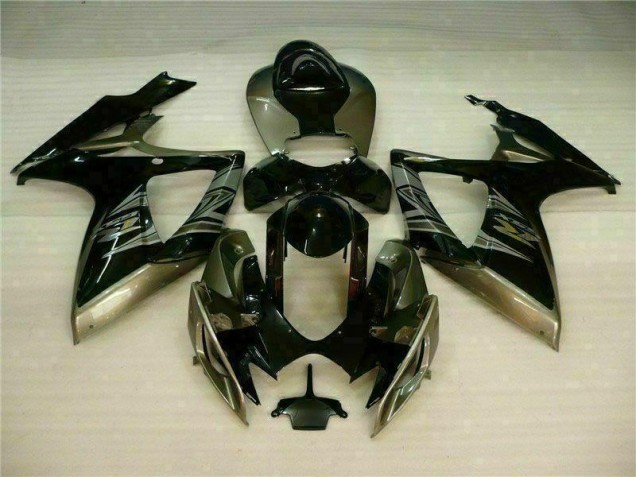 Inexpensive 2006-2007 Black Grey Suzuki GSXR 600/750 Motorcycle Fairing Kits Inexpensive 2006-2007 Black Grey Suzuki GSXR 600/750 Motorcycle Fairing Kits