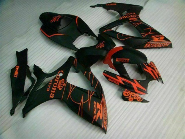 Inexpensive 2006-2007 Black Suzuki GSXR 600/750 Motorcycle Fairings Kits Inexpensive 2006-2007 Black Suzuki GSXR 600/750 Motorcycle Fairings Kits