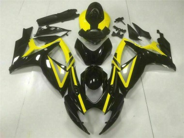 Inexpensive 2006-2007 Black Suzuki GSXR 600/750 Replacement Fairings
