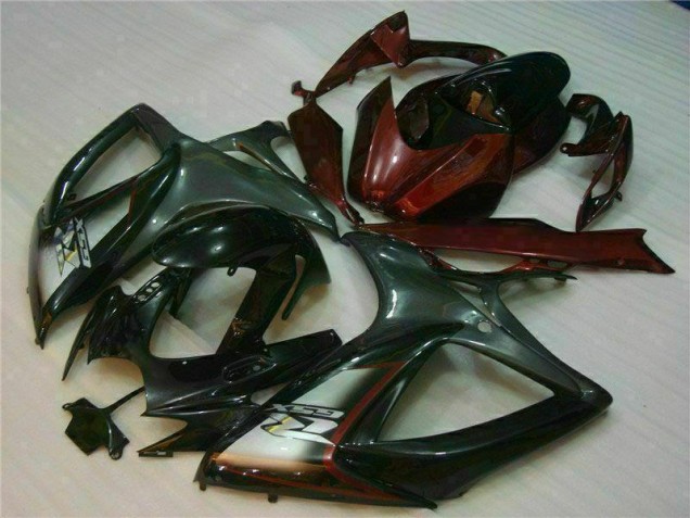 Inexpensive 2006-2007 Black Red Suzuki GSXR 600/750 Motorcycle Fairings Inexpensive 2006-2007 Black Red Suzuki GSXR 600/750 Motorcycle Fairings