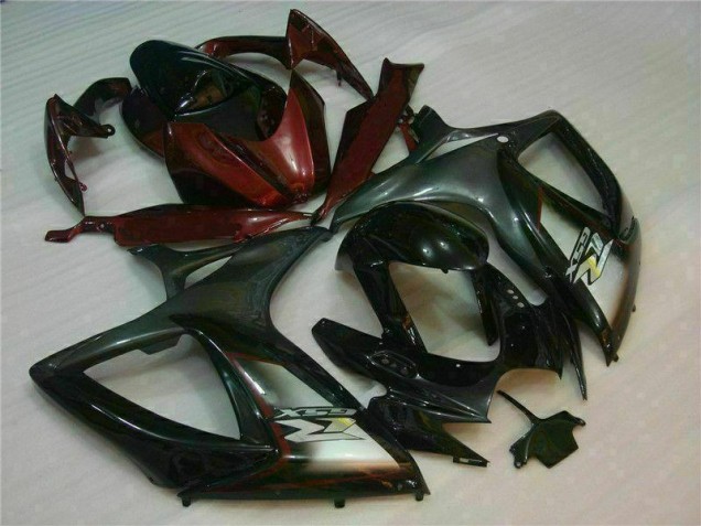 Inexpensive 2006-2007 Black Red Suzuki GSXR 600/750 Motorcycle Fairings Inexpensive 2006-2007 Black Red Suzuki GSXR 600/750 Motorcycle Fairings