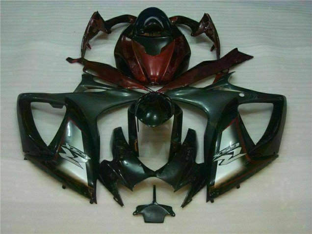 Inexpensive 2006-2007 Black Red Suzuki GSXR 600/750 Motorcycle Fairings Inexpensive 2006-2007 Black Red Suzuki GSXR 600/750 Motorcycle Fairings