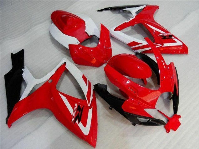 Inexpensive 2006-2007 Red White Suzuki GSXR 600/750 Motorbike Fairing Inexpensive 2006-2007 Red White Suzuki GSXR 600/750 Motorbike Fairing