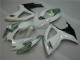 Inexpensive 2006-2007 White Silver Suzuki GSXR 600/750 Motorcycle Fairings Kit Inexpensive 2006-2007 White Silver Suzuki GSXR 600/750 Motorcycle Fairings Kit