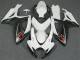 Inexpensive 2006-2007 White Suzuki GSXR 600/750 Motorcycle Fairing Kits Inexpensive 2006-2007 White Suzuki GSXR 600/750 Motorcycle Fairing Kits