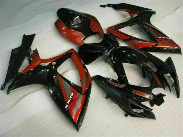 Inexpensive 2006-2007 Black Red Suzuki GSXR 600/750 Motorcyle Fairings Inexpensive 2006-2007 Black Red Suzuki GSXR 600/750 Motorcyle Fairings