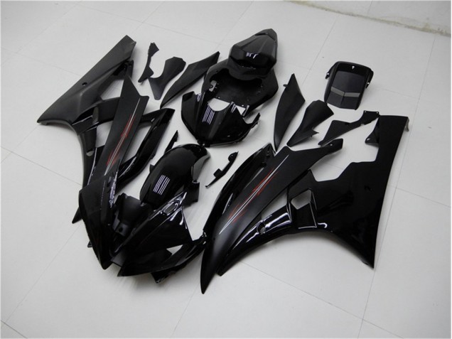Inexpensive 2006-2007 Glossy Matte Black Yamaha YZF R6 Motor Bike Fairings Inexpensive 2006-2007 Glossy Matte Black Yamaha YZF R6 Motor Bike Fairings