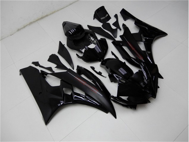 Inexpensive 2006-2007 Glossy Matte Black Yamaha YZF R6 Motor Bike Fairings Inexpensive 2006-2007 Glossy Matte Black Yamaha YZF R6 Motor Bike Fairings