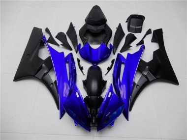 Inexpensive 2006-2007 Blue Black Yamaha YZF R6 Motorcycle Replacement Fairings & Bodywork