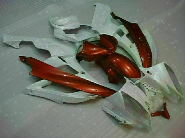 Inexpensive 2006-2007 White Brown Yamaha YZF R6 Motorcylce Fairings Inexpensive 2006-2007 White Brown Yamaha YZF R6 Motorcylce Fairings