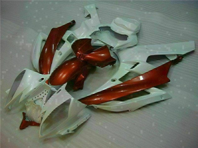 Inexpensive 2006-2007 White Brown Yamaha YZF R6 Motorcylce Fairings Inexpensive 2006-2007 White Brown Yamaha YZF R6 Motorcylce Fairings