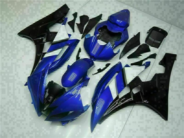 Inexpensive 2006-2007 Blue Black Yamaha YZF R6 Motorcycle Fairing Kit Inexpensive 2006-2007 Blue Black Yamaha YZF R6 Motorcycle Fairing Kit