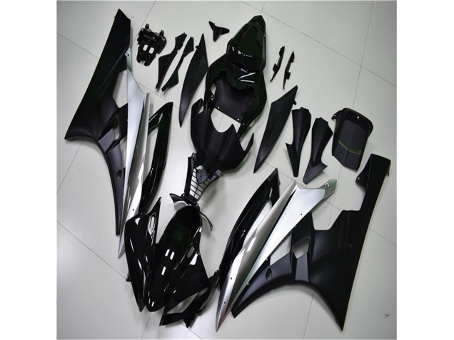 Inexpensive 2006-2007 Silver Black Yamaha YZF R6 Bike Fairing Inexpensive 2006-2007 Silver Black Yamaha YZF R6 Bike Fairing
