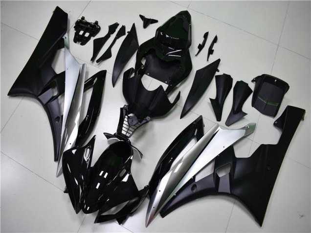 Inexpensive 2006-2007 Silver Black Yamaha YZF R6 Bike Fairing Inexpensive 2006-2007 Silver Black Yamaha YZF R6 Bike Fairing