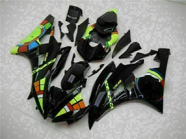 Inexpensive 2006-2007 Black Yamaha YZF R6 Motorcycle Replacement Fairings Inexpensive 2006-2007 Black Yamaha YZF R6 Motorcycle Replacement Fairings