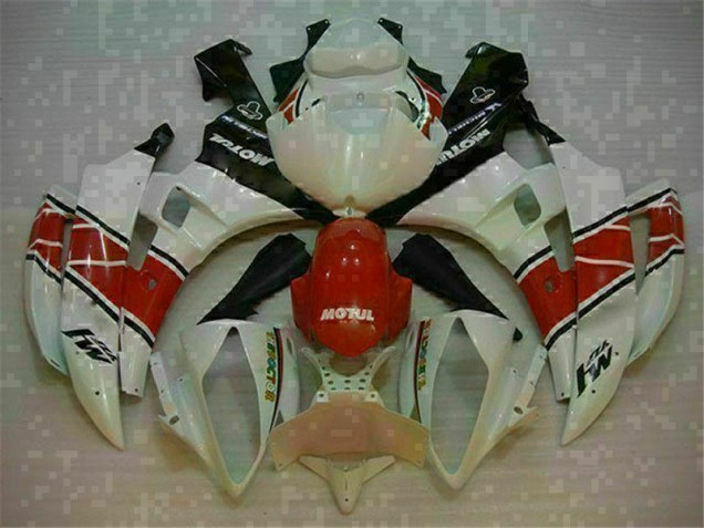 Inexpensive 2006-2007 Red White Yamaha YZF R6 Replacement Fairings Inexpensive 2006-2007 Red White Yamaha YZF R6 Replacement Fairings