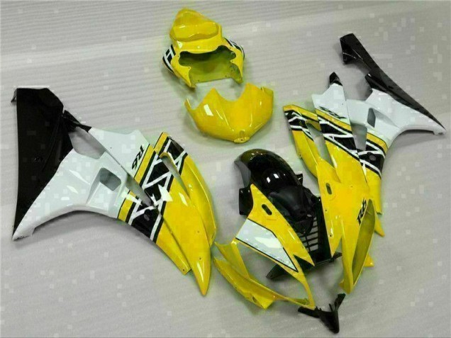 Inexpensive 2006-2007 Yellow White Black Yamaha YZF R6 Motorcylce Fairings Inexpensive 2006-2007 Yellow White Black Yamaha YZF R6 Motorcylce Fairings