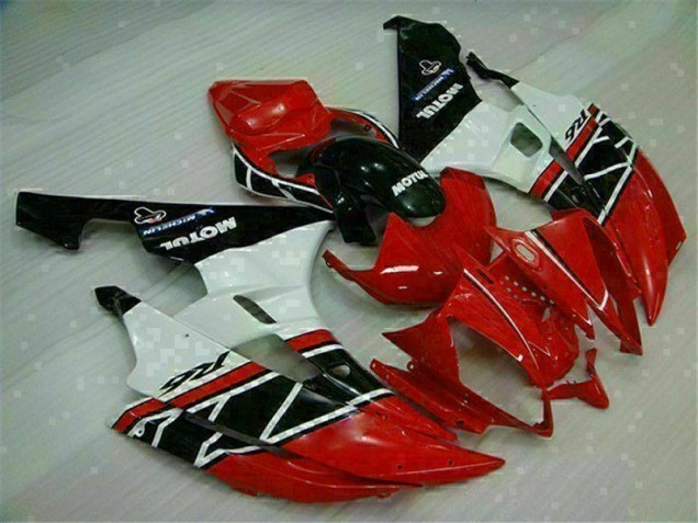 Inexpensive 2006-2007 Red White Yamaha YZF R6 Motorcycle Fairings Inexpensive 2006-2007 Red White Yamaha YZF R6 Motorcycle Fairings
