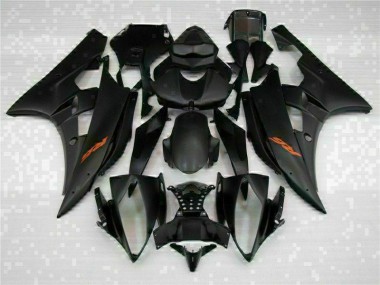Inexpensive 2006-2007 Black Yamaha YZF R6 Motorcycle Fairing