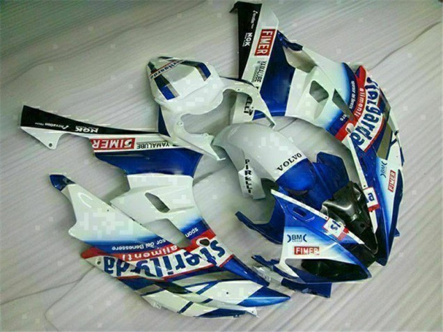 Inexpensive 2006-2007 White Blue Yamaha YZF R6 Motorbike Fairing Inexpensive 2006-2007 White Blue Yamaha YZF R6 Motorbike Fairing