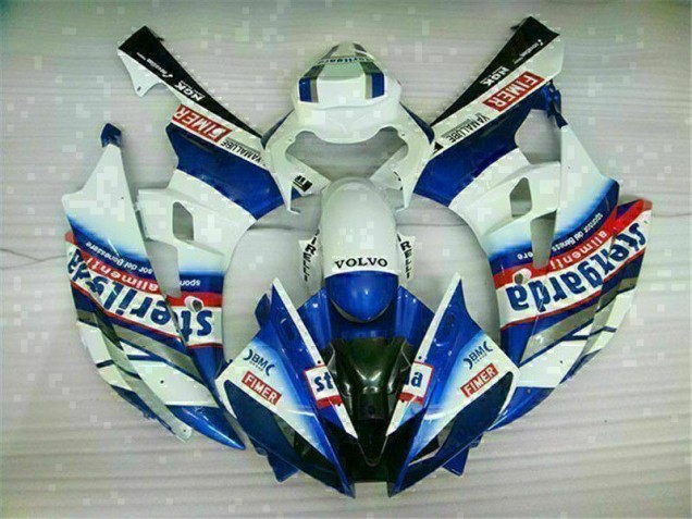 Inexpensive 2006-2007 White Blue Yamaha YZF R6 Motorbike Fairing Inexpensive 2006-2007 White Blue Yamaha YZF R6 Motorbike Fairing